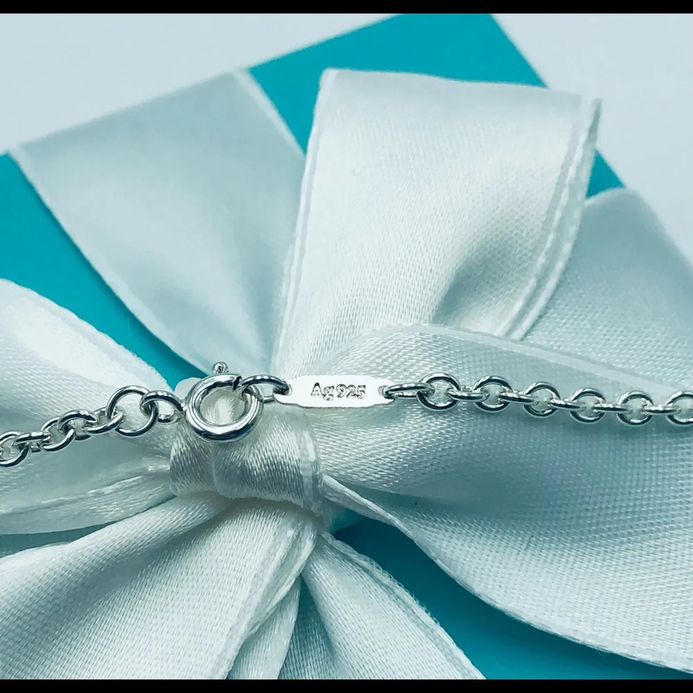 Tiffany & Co. 16” Large Link 3mm Rolo Necklace Chain